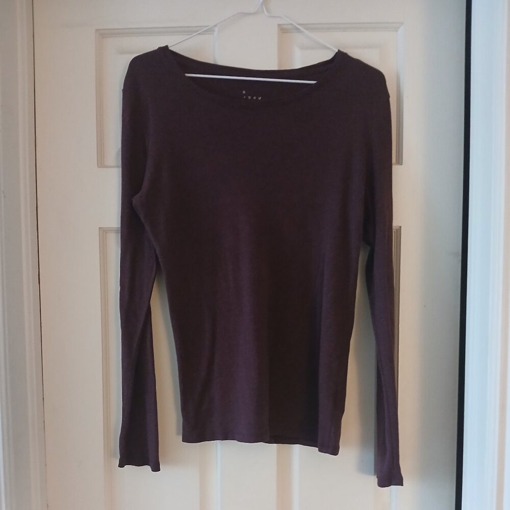 Dark Purple Long-sleeve T-Shirt